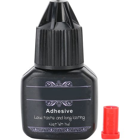 Colle rapide pour extension de cils 7ml, douce et longue tenue, pose de faux cils, adhésif professionnel à séchage rapide (1/5)