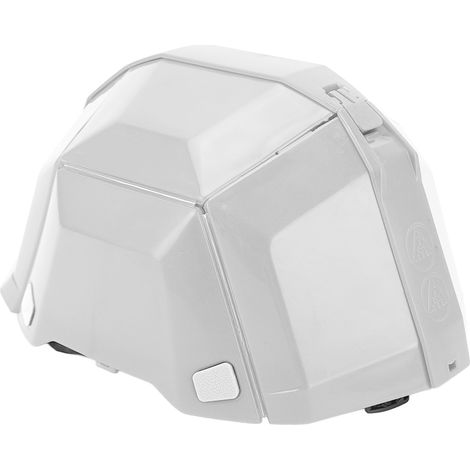 Casque pliable haute résistance en plastique, protection de tête, sécurité pour travaux extérieurs, sports, voyage, blanc (1/5)