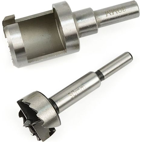 SET PUNTE FORSTNER E TAGLIERINA PER TASSELLI PER TRAPANO LEGNO 30MM GEKO G38125
