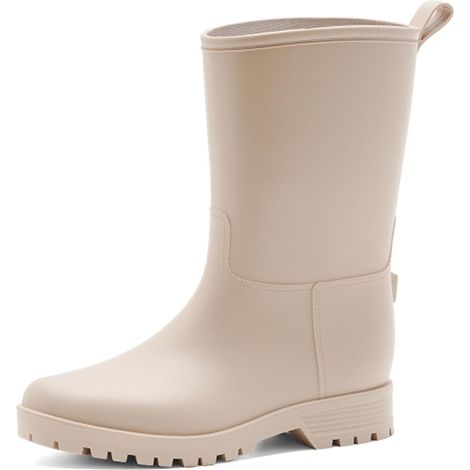 Bottes de Pluie pour Femmes Bottes en Caoutchouc Botte Tendance et Elégante Bottines de Pluie Antidérapant et Durable Jardin Boots (1/5)