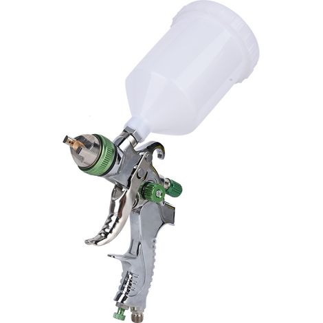 HVLP-Airbrush-Pistole mit manueller Druckzufuhr und 1,4-mm-Düse (1/5)