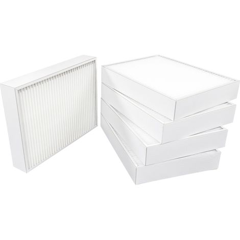 Lot de 5 filtres compatibles pour échangeur collectif ALDES sans by-pass