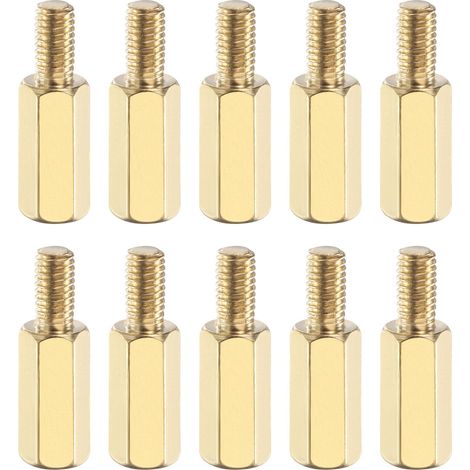 10 Pcs Entretoise Filetée Mâle À Femelle M3 x 10 mm + 6 mm (1/5)