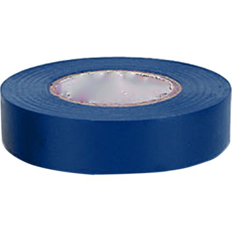 Ruban adhésif isolant PVC haute tension 600V pour fournitures industrielles, bleu 1600 (20 mètres) (1/5)