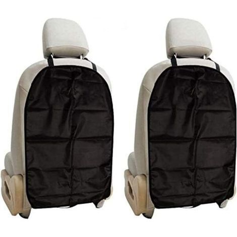Set mit 2 Autositz-Rückenlehnenschonern (45 × 66 cm), Kindersitz-Antitrittmatten, wasserdicht, leicht zu reinigen (1/5)