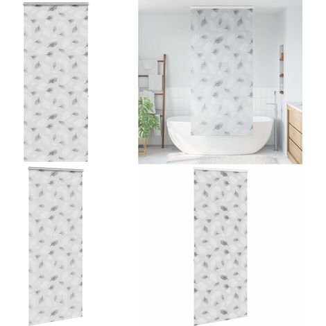 vidaXL Store enrouleur de douche avec cassette largeur du tissu 96 cm (1/5)