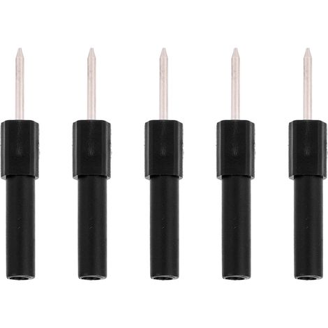 5-teiliges Set Isolationsprüfspitzen mit 4-mm-Bananenstecker für Multimeter, schwarz (1/5)