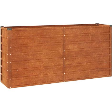 Maison Exclusive - Hochbeet Rostig 160x40x77 cm Cortenstahl (1/5)