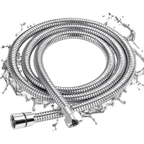 Flexible de Douche 3M, Tuyau de Douche Universel en Acier Inoxydable, Tuyau de Douche Flexible, Anti-Explosion et Anti-Torsion (1/5)