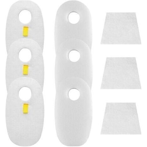 Filtres de rechange pour aspirateurs Shark Rocket DeluxePro TruePet HV319Q, HV320, HV320C, HV320W, HV321, HV322, HV322Q, HV324Q, HV325, HV330, UV330, UV422 et UV422CCO : 3 filtres de rechange en mouss (1/5)