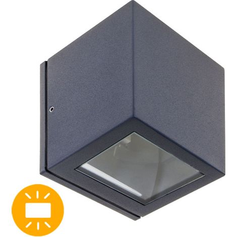 Aplique exterior Cavalum 1xE27 gris oscuro