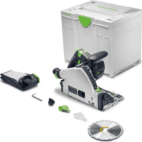 Festool – Scie circulaire plongeante sans fil 18V – Moteur EC-TEC 5200 tr/min – Profondeur de coupe 55 mm – Lame 160 mm pour bois dur (1/5)