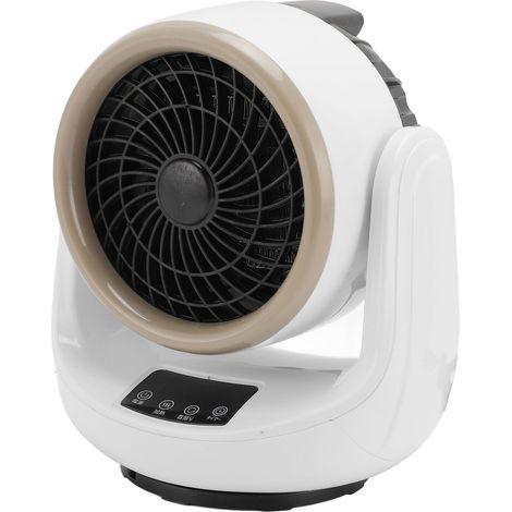 Chauffage Soufflant Portable 1200g Oscillant Silencieux Avec Telecommande Ventilateur 2 En 1 Pour Bureau (1/5)