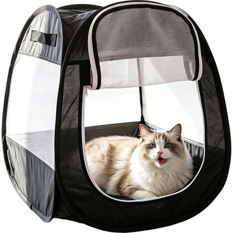 Tente pour Cage de Chien Interactive, Respirante, Résistante À l'Usure Enclos Et Chenil Pour Chiens Pour Chiots, Chatons, Lapins, À l'Intérieur, Dans Le Jardin, Dans La Cour, Le Parc et à la Pla (1/5)