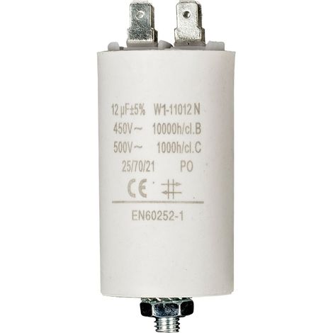 Nedis Fixapart W1-11010N Condensatore Bianco 10µF 450V