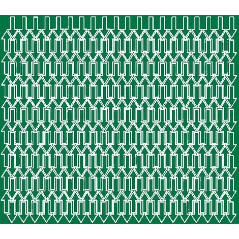Adesivi a forma di freccia 1x2 cm, 340 pezzi, verde opaco.
