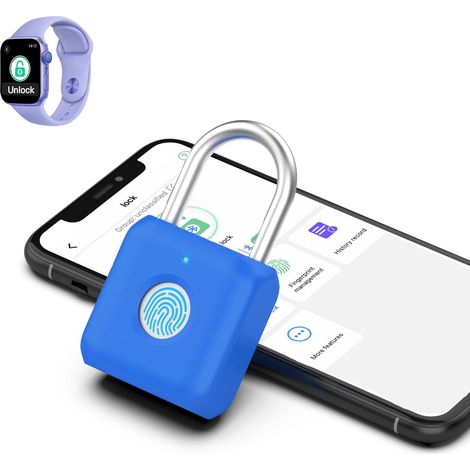 Serrure de casier avec empreintes digitales, cadenas de salle de (1/5)