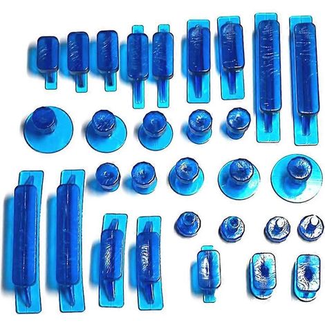 30-teiliges Auto-Dellenreparatur-Werkzeugset mit universellen, lackierfreien blauen Klebelaschen (1/5)