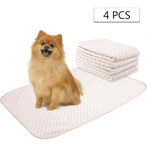 Alèse Lavable, Tapis Educateurs Chien - Couche Absorptif - Pipi Coussinets Réutilisable pour Apprentissage de la Propreté (50X70) (1/4)