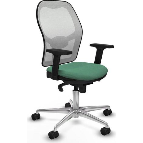 Piqueras y Crespo 2D086N0 Chaise de bureau vert émeraude (1/3)
