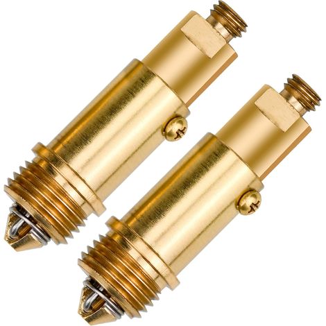 Tornillo de repuesto universal para mecanismo de inodoro emergente - Latón, 2 piezas (1/5)