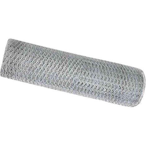 Maison Exclusive - Hexagonzaun Silber 0,4 x 10 m Verzinkter Stahl