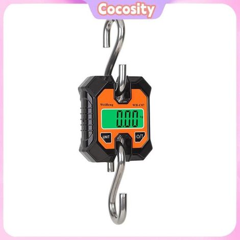 Cocosity balance suspendue Balance électronique suspendue portable 100 kg/50 g, petite balance électronique materiel pack Noir (1/5)