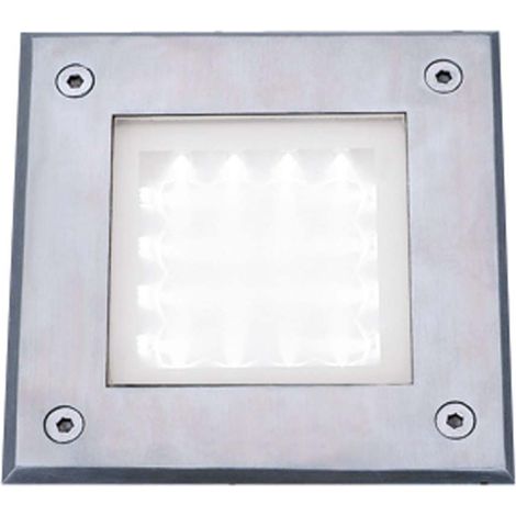 Searchlight Outdoor - LED Square Outdoor Walkover Ground Light Blanc et Verre IP67 (1/2)