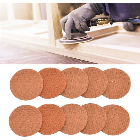 Vente par lots de 200 unités : papier de verre à disque double usage (sec et humide) de 25 mm (1 pouce), grain 10 000. (1/5)
