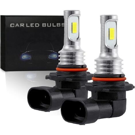 Ampoules LED H11 H8 H9 H16(JP) pour feux antibrouillard, puces LED CSP, 6000K blanc xénon, 4000 lumens, éclairage à 360 degrés, non polaire, Plug and Play, IP67 résistant aux intempéries, Lot de 2 (1/4)