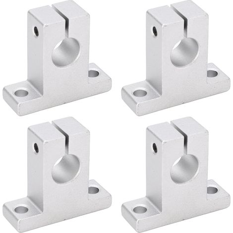 SK12 Composants de mouvement linéaire : support de fixation d'extrémité d'arbre, support vertical en alliage d'aluminium, support de tige de guidage (1/5)