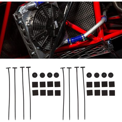 Kit de fixation pour ventilateur de radiateur électrique avec attache de câble 2 pour voitures, camions ou autres véhicules (QY-202302009) (1/5)