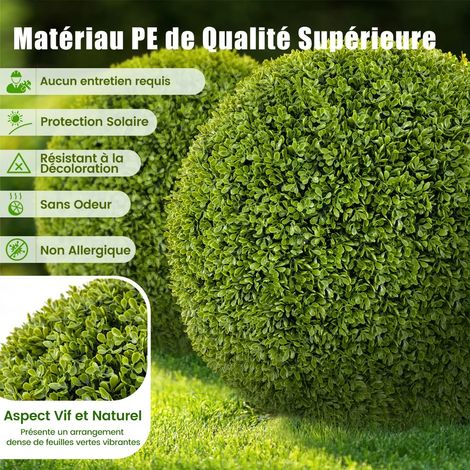 2 boxwood balls 39 cm boxwood ball UV-resistant decorative ball plants for house (1/5)