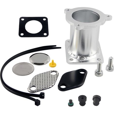 Kit de Suppression EGR en Aluminium Bypass de Suppression, Kit de Suppression VR-EGR08, Kit de Suppression Vanne EGR pour M57 SéRie 5 E60 E61 E61N 520I 525D 530D 535D (1/5)
