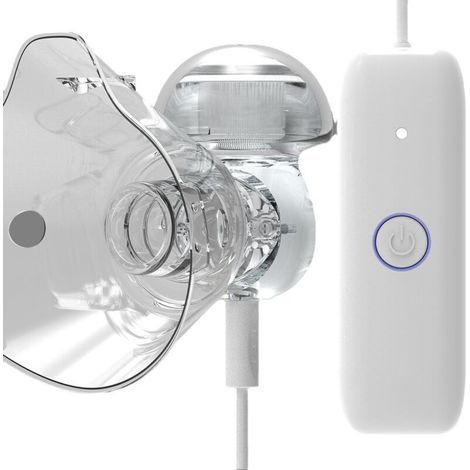 DBBEGK Atomiseur portatif à micro-mailles pour un usage domestique, atomiseur portable à charge divisée pour adultes, enfants et animaux domestiques. (1/4)