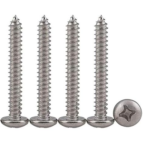 M5 Domed Head Screws M5 X 30 Placo Screw 304 Stainless Steel Deck Wood Cross Head Full Thread Fixings (1/5)