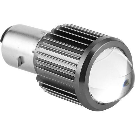Phare de moto LED BA20D 3500 lumens 6000K blanc haute luminosité (1/5)