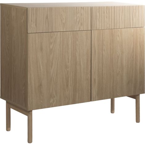 Selsey Nolie - Sideboard 2-türig mit 2 Schubladen, Eichenholzoptik, 100 cm (1/5)
