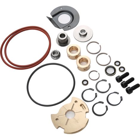 Kit de réparation et de reconstruction de turbine en métal résistant à l'usure (23 pièces) compatible avec les turbocompresseurs HE551VE et HE500VE (1/5)