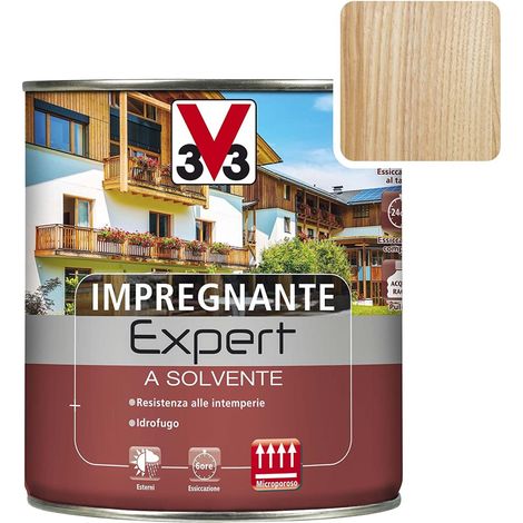 V33 Impregnante a Solvente Linea Expert Trasparente Incolore 750 ML