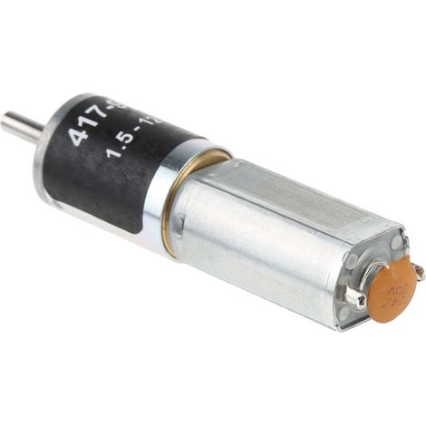 Motoréducteur CC RS PRO, 12 V, 0,394 W, 100 tr/min, dia. de l'arbre 3mm ( Prix pour 1 ) (1/3)
