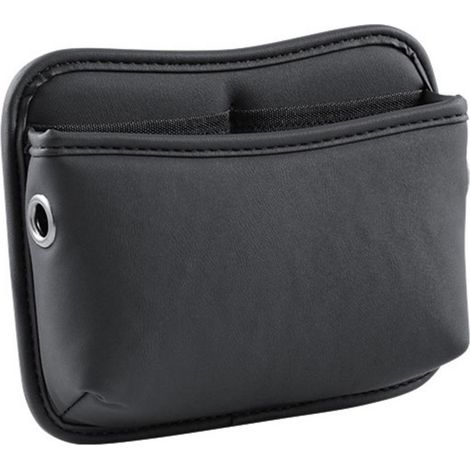 Sac de rangement voiture - Sac de rangement de porte - Adhésif - Pour porte, console, crevasses de siège, banquette arrière - 1 pièce - Noir (1/5)