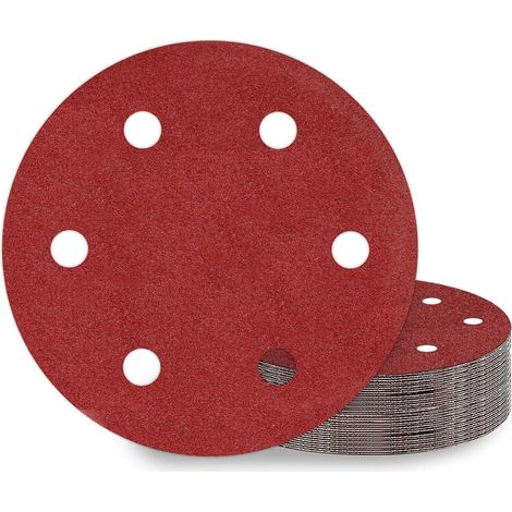 Schleifpapier 225mm Klett 6 Loch 25 P120 Schleifgiraffe P120 25.0 (1/5)