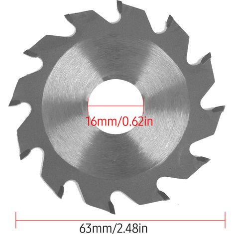 GARRYFIZH Lame de scie en alliage de 63 mm de diamètre (2,5 pouces).