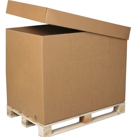 Caisse à fond automatique 1174 x 770 x 750mm - LOT DE 5 CAISSES