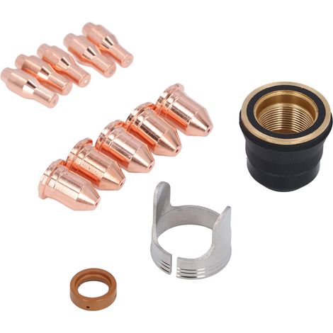 Kit de 13 consommables pour torche de découpe plasma, électrodes à pointe précise pour équipement de découpe IPT45 (1/5)