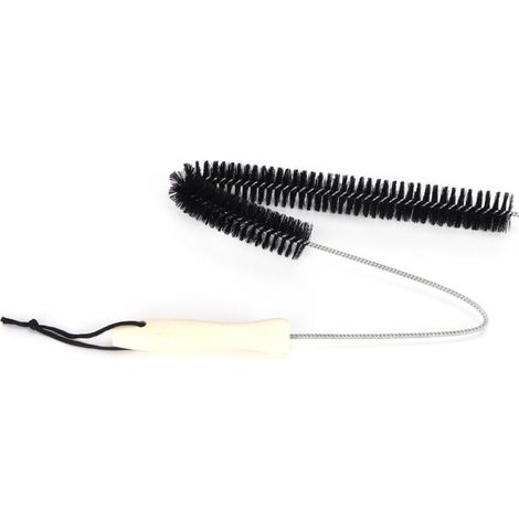 Brosse de nettoyage Flexible et pliable, sèche-linge, Machine à laver, réfrigérateur, outil de dragage de tuyaux, noir (1/5)