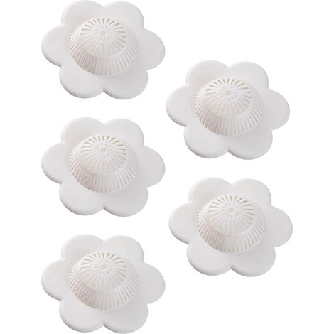 Shower Drain Caps, Bathtub Drain Stoppers, Cute Hair Drain Catcher with Suction Cup Drain Stopper