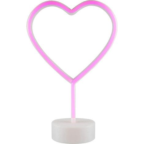 Lampe néon LED en forme de cœur (1/3)