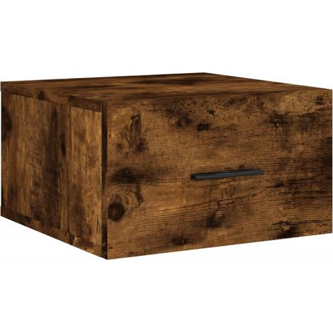 Maison Exclusive - Wand-Nachttisch Räuchereiche 35x35x20 cm